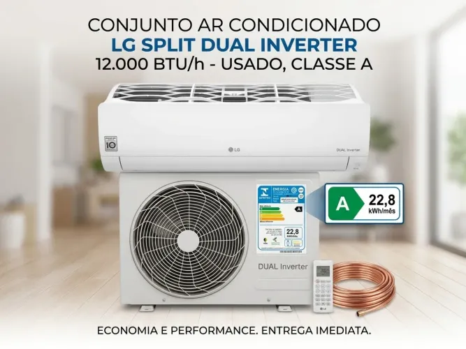 Ar condicionado LG , dual inverter , 12 mil btus 