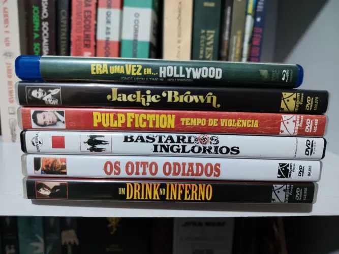 Box coleção filmes Tarantino: Pulp fiction, bastardos inglórios, Jackie Brown e outros
