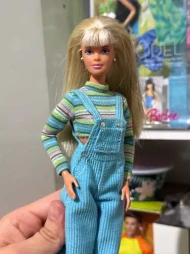 Boneca Barbie Cool Blue anos 90 original Mattel