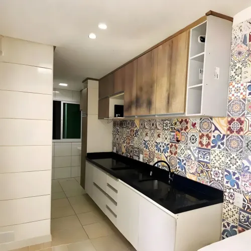 Apartamento de 85m2 - 3Qtos c/ suíte - Semi-Mobiliado no Residencial La Bella Italia Milan