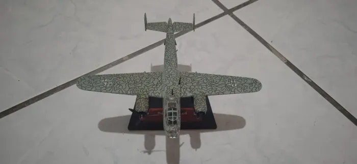 Miniatura avião alemão diecast 2 guerra