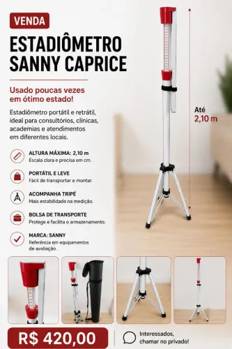 Estadiômetro portátil Sanny Caprice