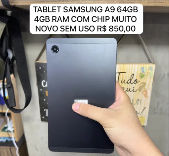 SAMSUNG TAB A9 64GB COM CHIP 4G ANDROID 16