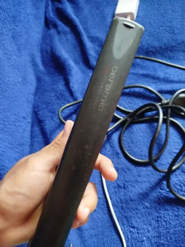 prancha de cabelo cerâmic ion