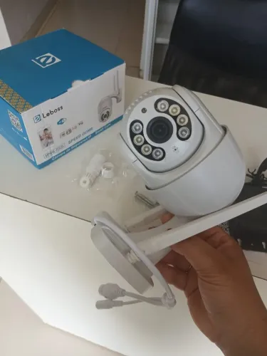 Câmera de Segurança WiFi Mini ABQ A8 - Visão Noturna + App