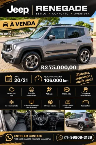 Jeep Renegade 1.8 4X2 Flex 16V Aut. 2021