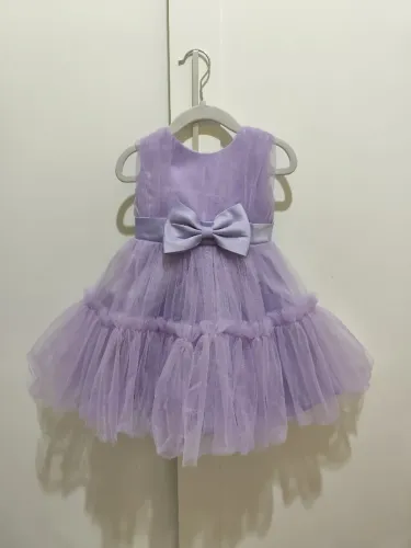 Vestido Infantil Lilás - Tamanho 2 anos<br>