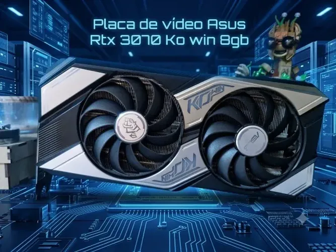 Placa de vídeo Asus RTX 3070 Ko Win 8gb