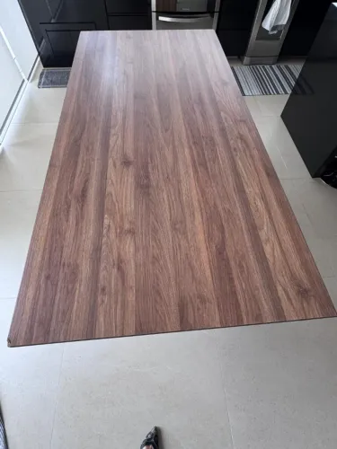 Mesa de jantar retangular 2,20 x 1,10 de madeira
