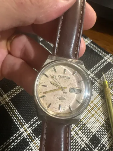 Relógio Citizen automático anos 70 revisado
