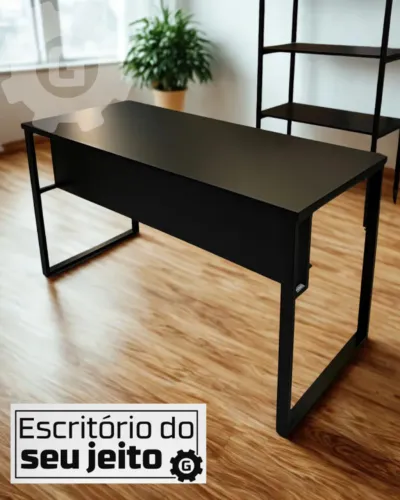 Escrivaninha Industrial REFORÇADA 1,1m NOVA Mesa de Escritório Computador Notebook Estudo