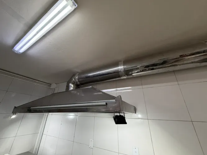 Coifa industrial 230x80cm