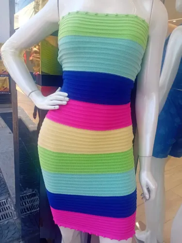 Vestido Tricô modal.