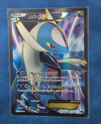 Carta Pokemon Latios Full Art De 2013 (113/116) (SP)