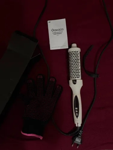 Escova Modeladora e Modelador de Cachos Gokoco 38mm Bivolt (Íons)