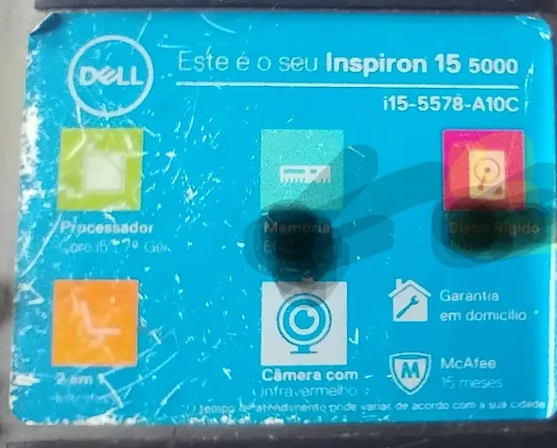 Placa Mãe Notebook Dell 5578-A10C