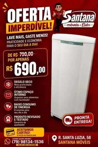Geladeira consul! Promoção imperdível!