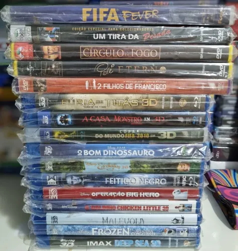 Filmes em Blu-ray 3D e DVD 