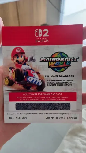 Mario Kart World Código Digital