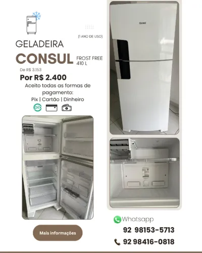 Geladeira Consul Frost Free
