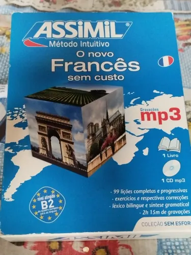 Curso de Francês Assimil Raro com áudio na caixa original.
