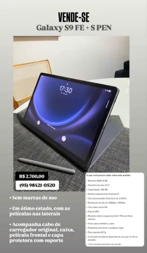 Tablet Galaxy S9 Fe +