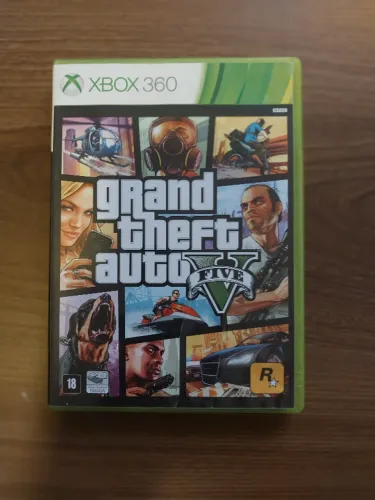 Jogo original Xbox 360 GTA V em perfeito estado apenas o cd de instalacao