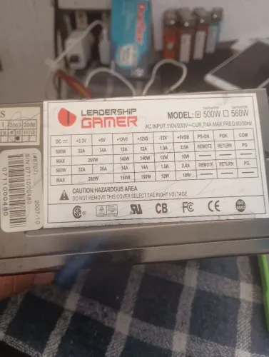 Fonte gamer para computador ? funcionando perfeitamente
