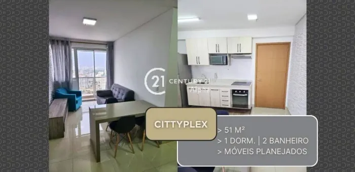Apartamento com 1 dormitório para alugar, 51 m² por R$ 3.800,00/mês - Centro - Osasco/SP