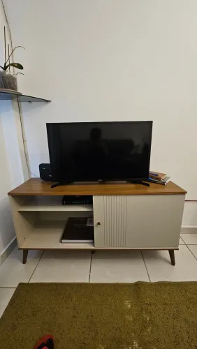 Rack Rubi 120cm Nature/Off white - Linea
