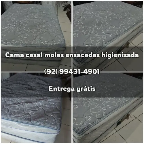 Cama Casal Usada Higienizada (Molas Ensacadas) ENTREGO GRÁTIS