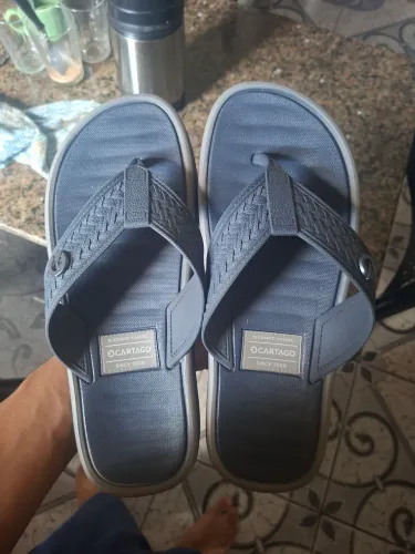 Sandália masculina Cartago azul