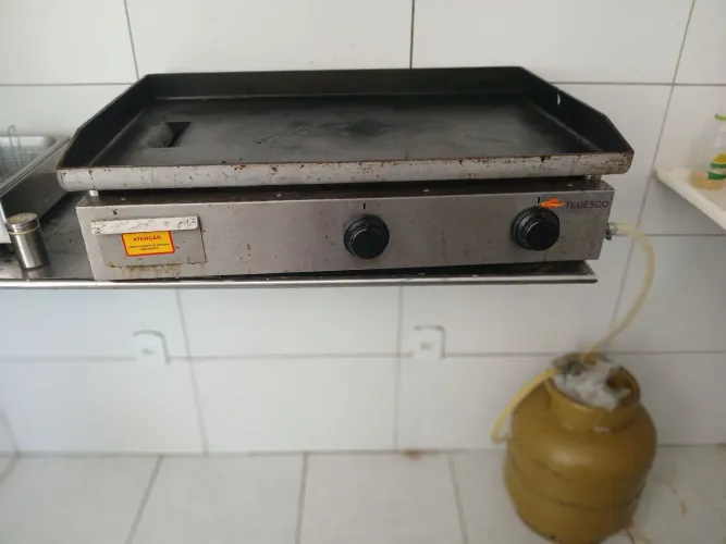 Chapa para lanches , a gás