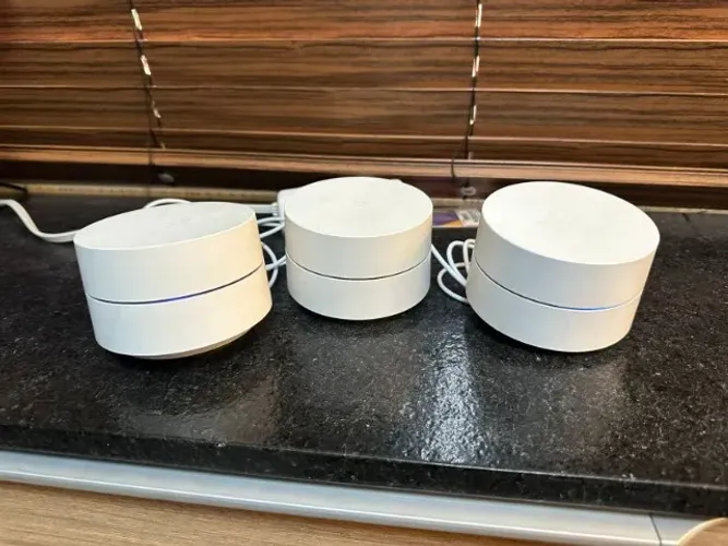 Roteador Wifi Mesh - Google Wi-Fi (kit com 3) 