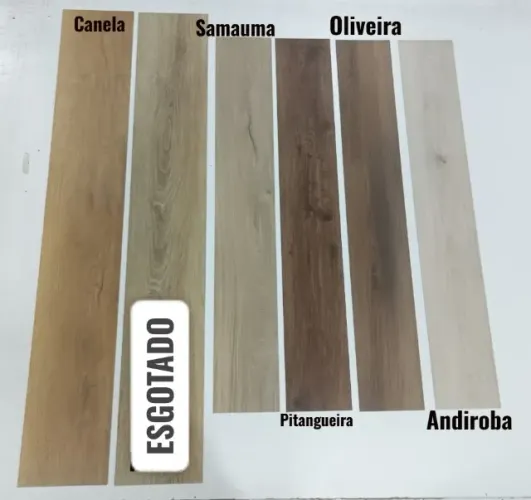 PISO VINILICO 2MM 45,90m² CORES SELECIONADAS