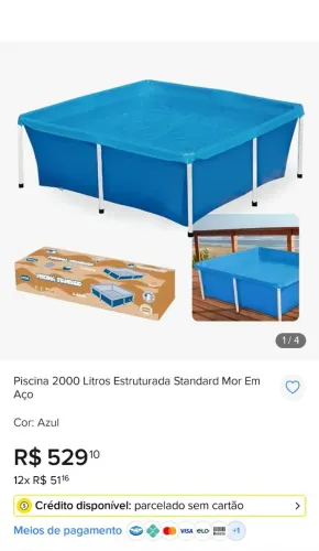 Piscina standart Mor 2000 litros