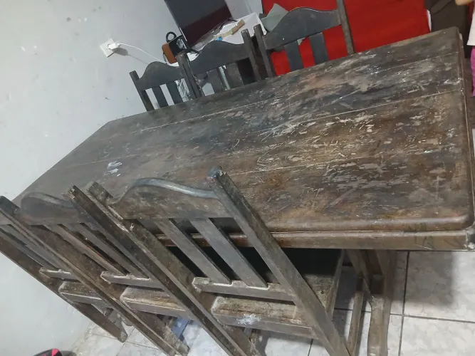 Mesa de madeira boa 