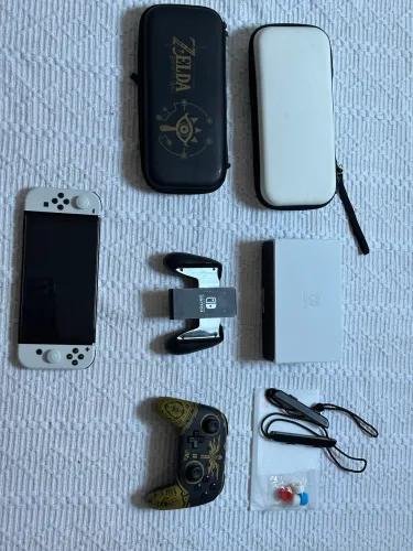 Nintendo Switch Oled + Cartão SD 256GB