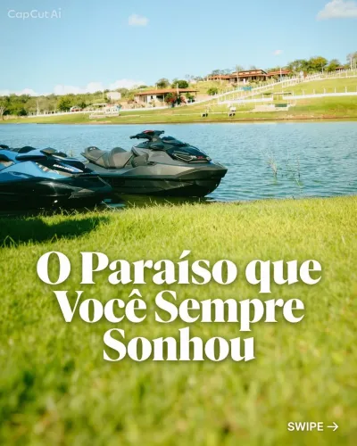 Terrenos Pé na Água na Barragem Pedro Moura - Encontro das Águas