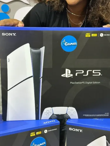 Ps5 Slim Digital NOVO - 1 Ano de Garantia | Promoção Exclusiva 