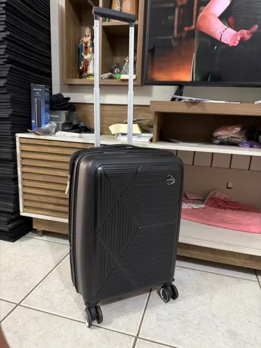 Mala De Viagem 10kg Expansível Com Rodas Giratórias