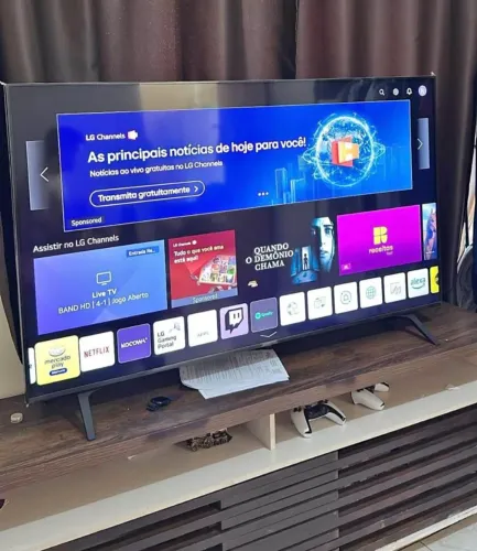 43 POLEGADA LG 4K COMANDO VOZ (ALEXA) GAME XBOX INTEGRADO BLUETOOTH NOVA ZERO HRS DE USO
