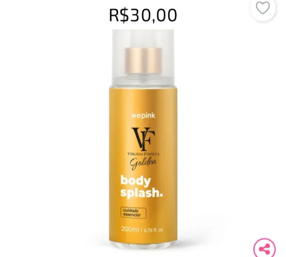 Body Splash VF Golden