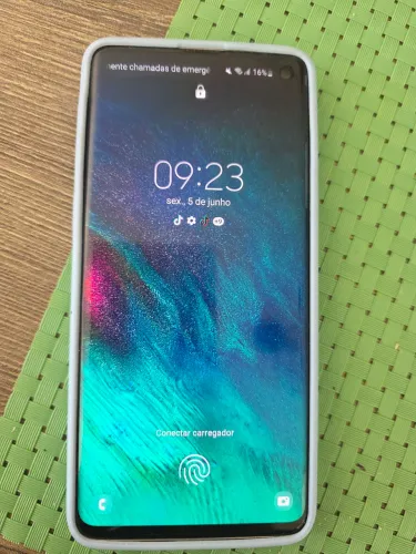 Celular Samsung S10 Branco 128GB