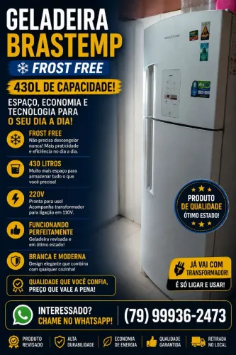 Geladeira Brastemp Frost Free 430L