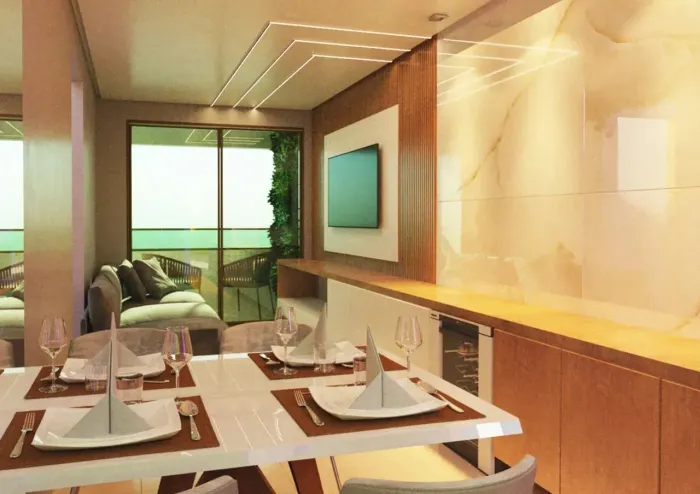 CAMPO GRANDE - Recife - Apartamento com 63 m² 3 quartos, condomínio fechado com lazer comp