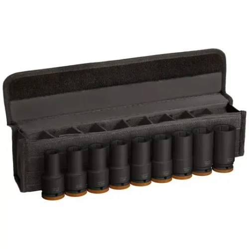 Bosch Conjunto De Soquetes Pro Impact 3/4" Profundo 9 Peças