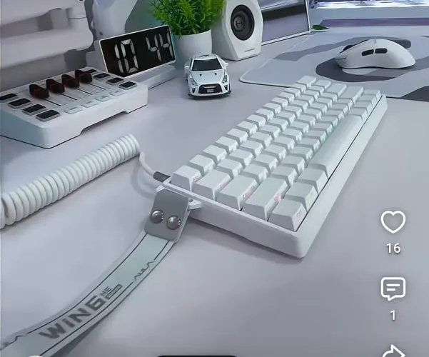 Teclado magnético AULA WIN60 HE 8000hz 0.02mm - NOVO