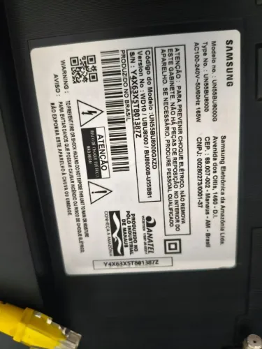 Tv 55 polegadas Samsung com defeito no display