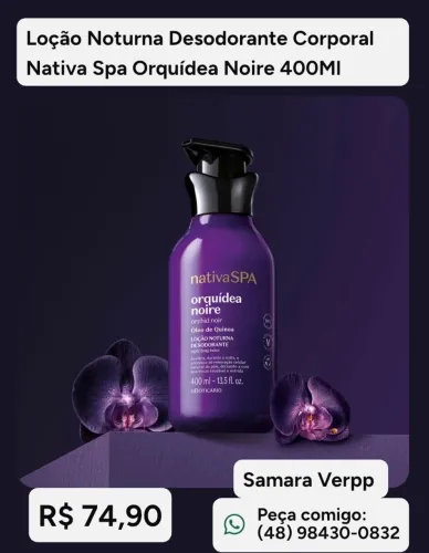 Hidratante O Boticário Orquídea na promoção